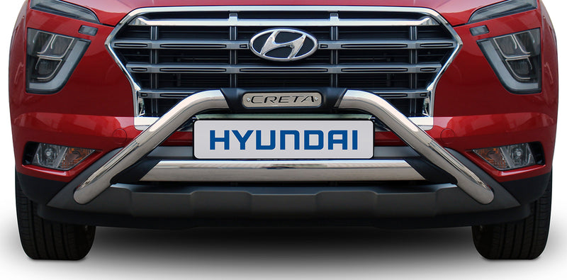 Hyundai Creta 2020-2022 Nudge Bar Chrome