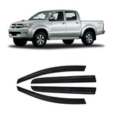 Toyota Hilux 2005-2015 Gloss Black Windshield Set