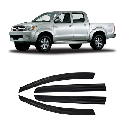 Toyota Hilux 2005-2015 Gloss Black Windshield Set