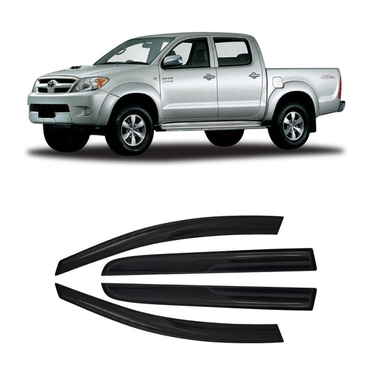 Toyota Hilux 2005-2015 Gloss Black Windshield Set
