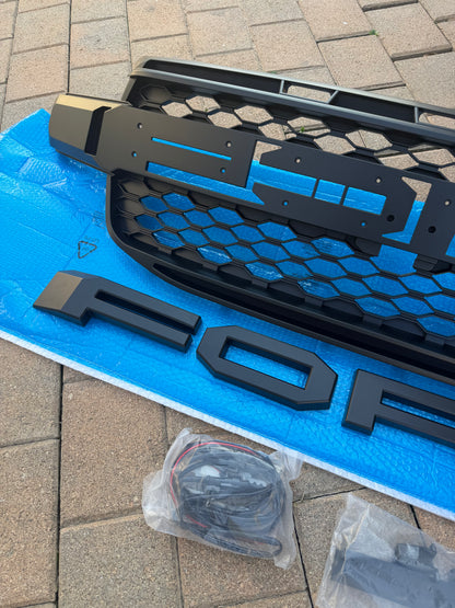 Ford Ranger 2023+ White LED Grille Complete