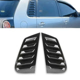 VW Polo 2002-2009 Window Louvers Set Black