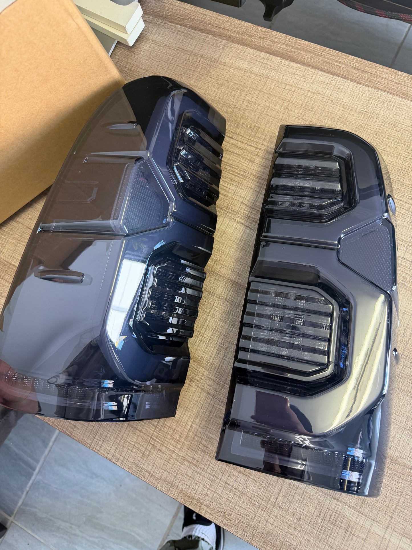 Toyota Hilux 2005-2015 Smoked GR Style Tail Lamp Set