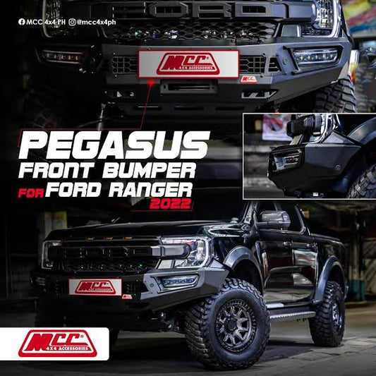 Ford Ranger/Everest T9 Next Gen 2023+ Pegasus Mild Steel Front Bumper