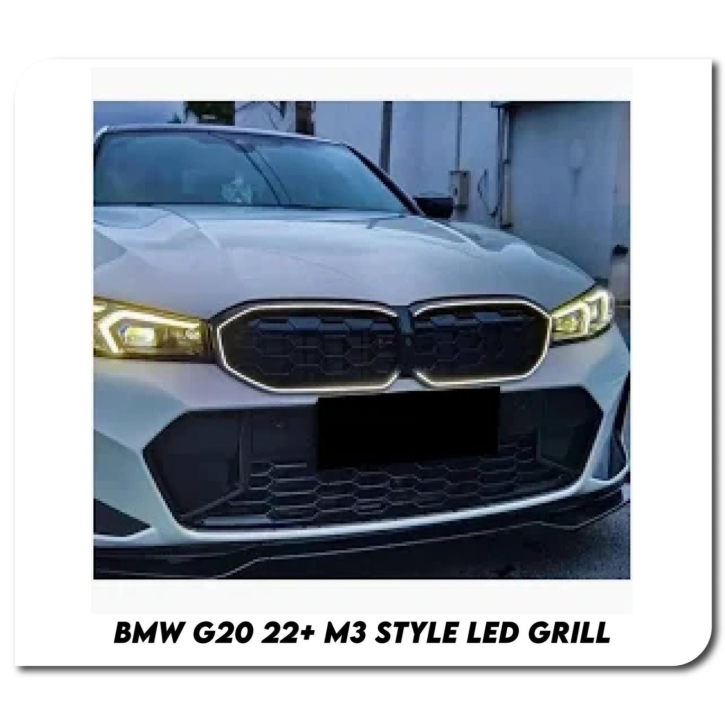 BMW G20 22+ M3 Style LED Light Up Grill