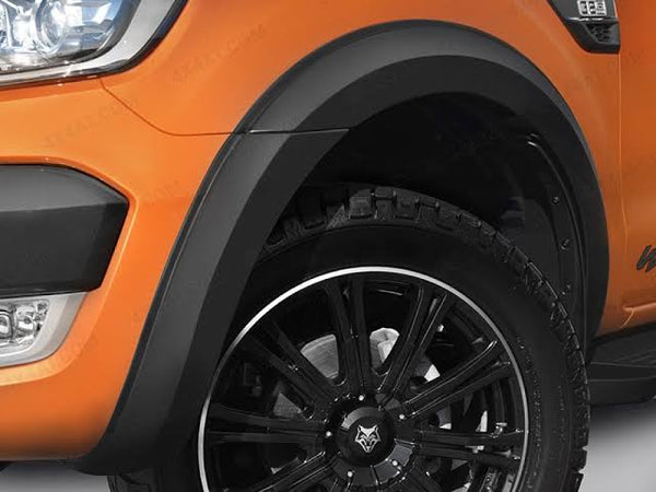 Ford Ranger 2016-2022 Matt Black Wheel Arches