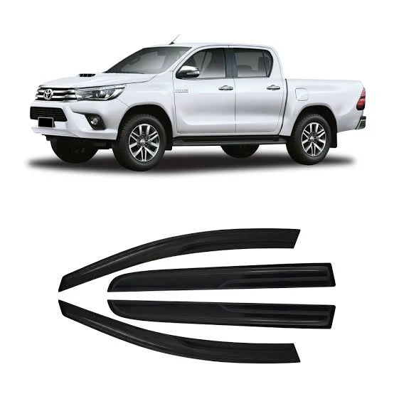 Toyota Hilux 2016+ Gloss Black Windshields Set