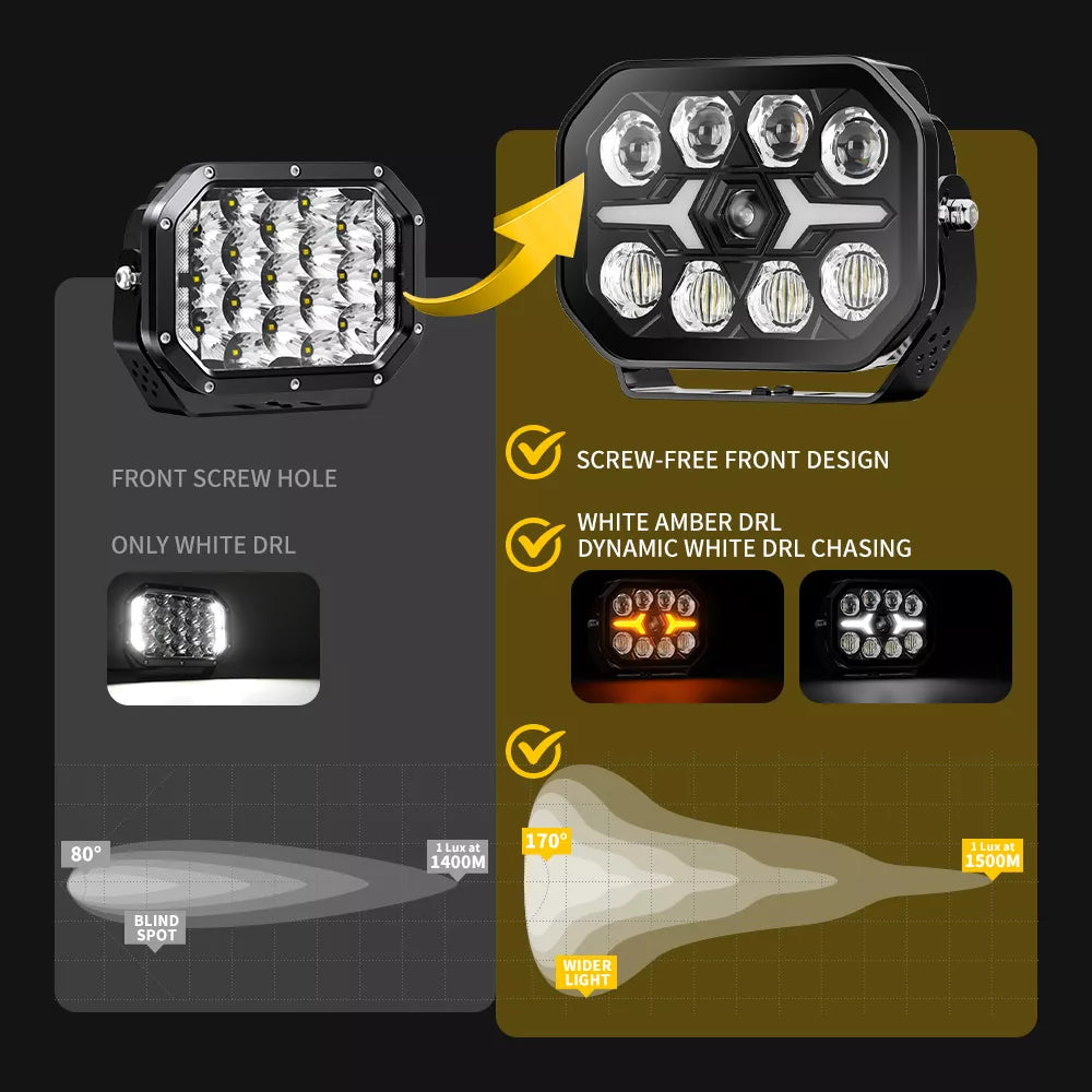 Night Seeker 7 Inch LED Spot Lights