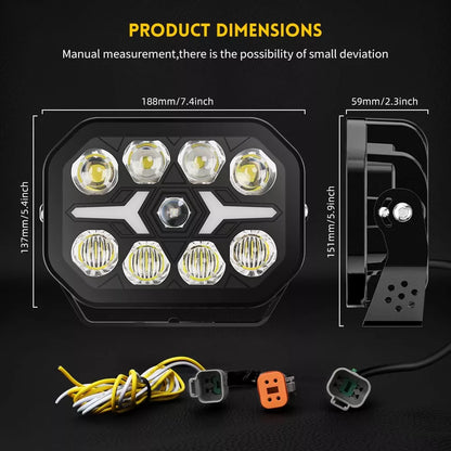 Night Seeker 7 Inch LED Spot Lights