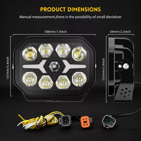Night Seeker 7 Inch LED Spot Lights