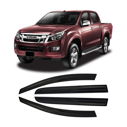 Isuzu D-Max 2012-2018 Gloss Black Windshields Set