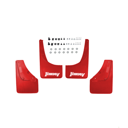 Suzuki Jimny 2018+ Mud Flaps Red (3 and 5 Door)