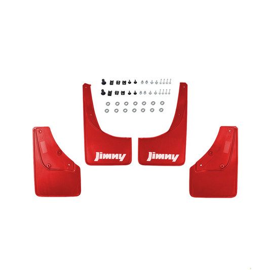 Suzuki Jimny 2018+ Mud Flaps Red (3 and 5 Door)