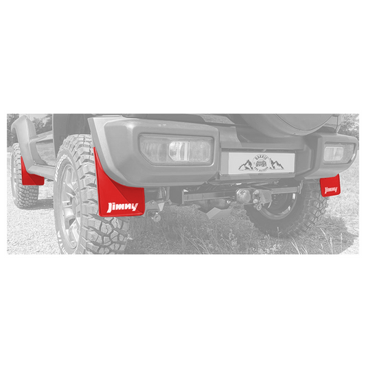 Suzuki Jimny 2018+ Mud Flaps Red (3 and 5 Door)