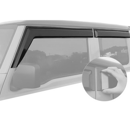Suzuki Jimny 2018+ Weather Guards Square Shape Full (3 door Only)