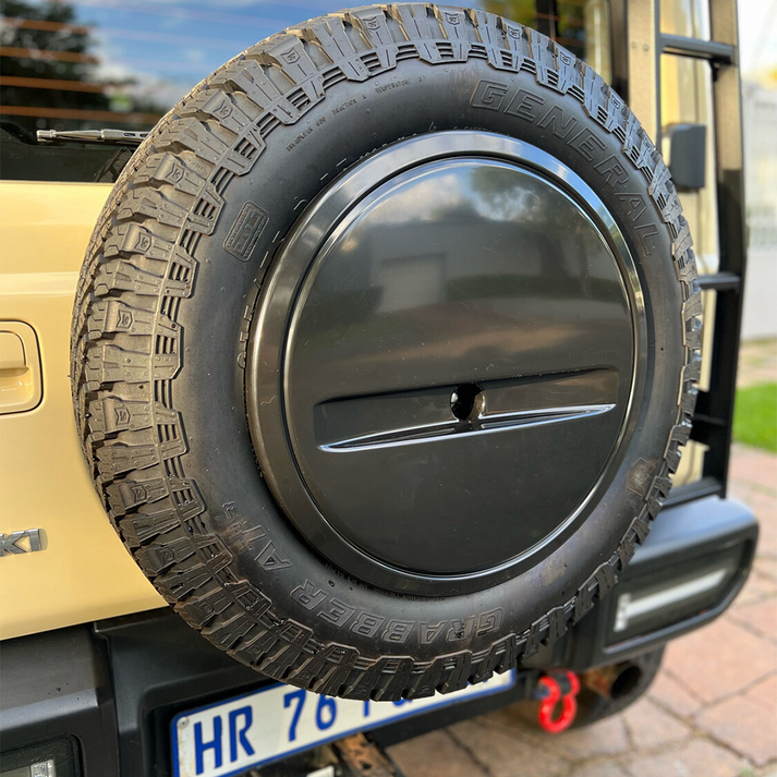 Suzuki Jimny Spare Wheel Trim Cover R15 Gloss Black