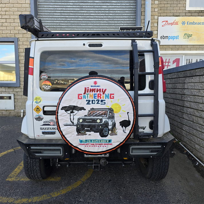 Suzuki JIMNY Spare Wheel Cover - JIMNY Gathering 2025 Special Edition ...