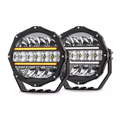 Roamer 7" 'DOPPLER' Spotlight Set w/ Wiring Loom & Cover