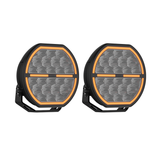 BRT 7" 140W XR Pro Spot light with Amber DRL Kit