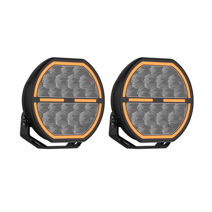 BRT 7" 140W XR Pro Spot light with Amber DRL Kit