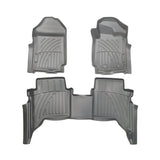 Ford Ranger (2012-2021) 3D Floor Mat 4 Door - 3pcs (Manual and Auto)