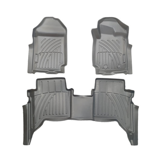 Ford Ranger (2012-2021) 3D Floor Mat 4 Door - 3pcs (Manual and Auto)