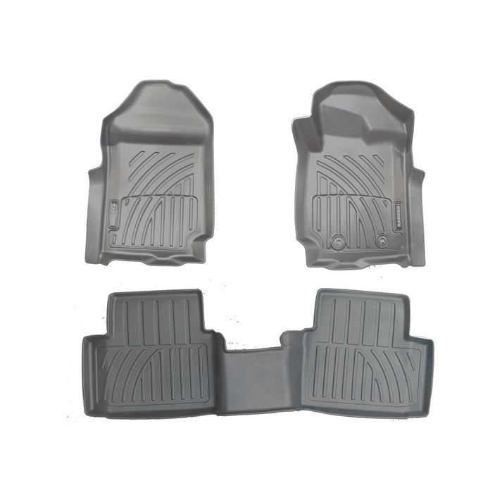 Ford Ranger (2012-2021) 3D Floor Mat 2.5 Door - 3pcs (Manual and Auto)