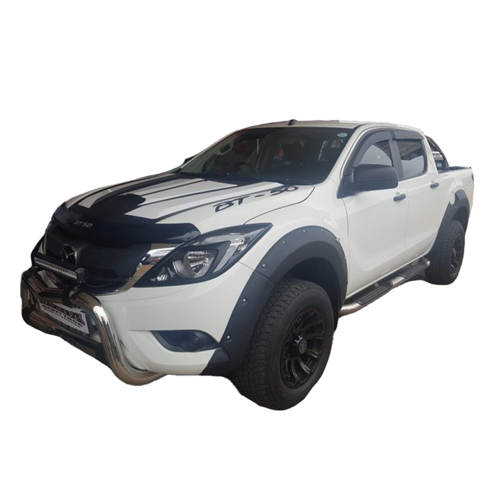 Mazda BT-50 2012-2019 V2 Fender Flares Orange Peel Matte Black