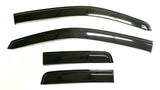 Ford Ranger (2012-2022) Super Cab Weather Guards - Gloss Black