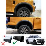 Ford Ranger 2023+ T9 V8 slimline Fender Flares Matt Back