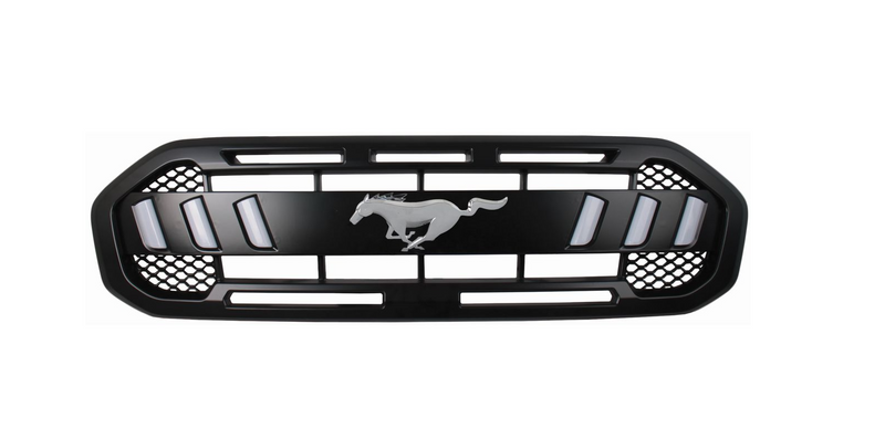 Ford Ranger XLT T8 2018+ LED Light Up Grille with Mustang Logo