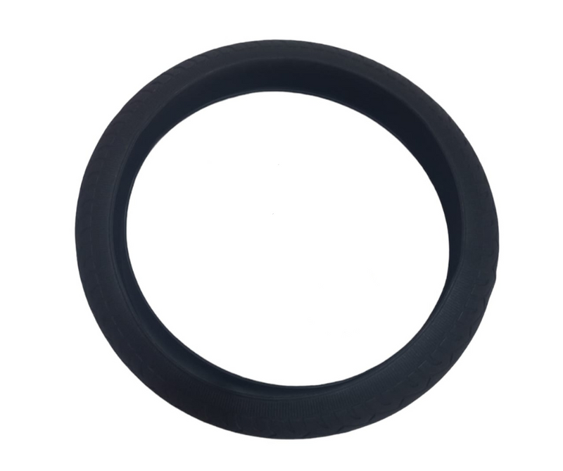 Silicon Steering Wheel Cover - Black