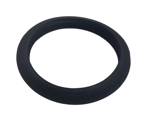 Silicon Steering Wheel Cover - Black