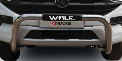VW Amarok 2023+ Chrome Nudge Bar PDC Friendly