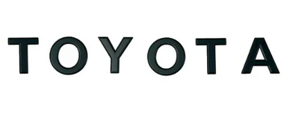 Toyota Hilux GD6 Travo 2026 Tailgate Toyota Lettering Matt Black