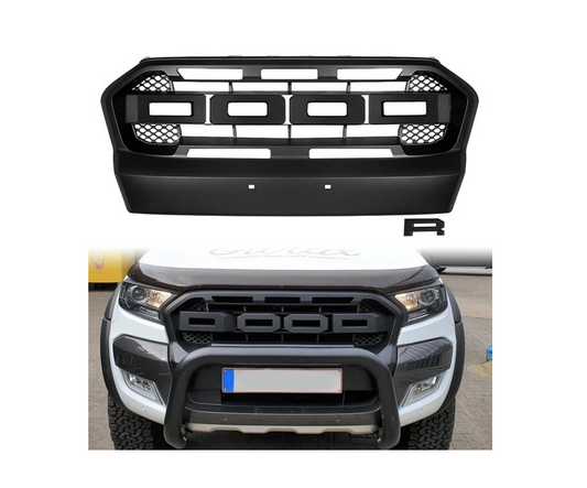 Ford Ranger 2015-2019 T7 Black Grille