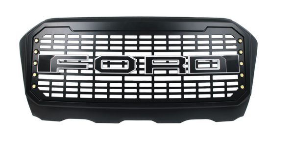 Ford Ranger 2015+ White and Black F-Series Type Grille