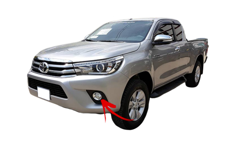 Toyota Hilux  2016-2024  Bumper Foglamps Set