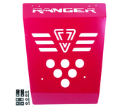Ford Ranger 2015+ 3mm Skid Plate Red
