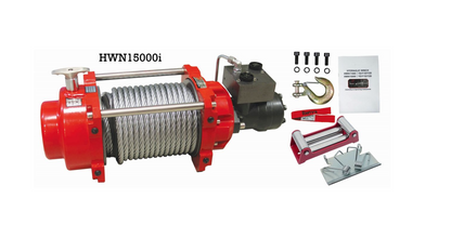 Runva 6800kg / 15000 Pound Hydraulic Winch