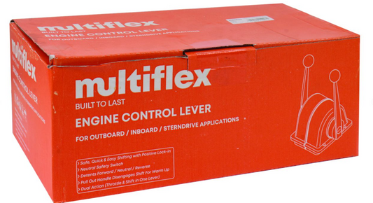 MultiFlex Dual Action Top Mount Marine Control Lever for Twin Engines