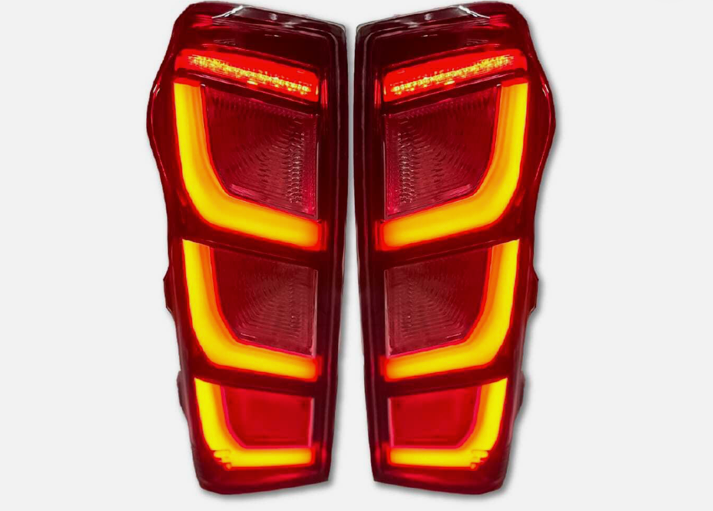 Isuzu D-Max Gen 6 2012-2018 Tail Light LED Set (Gen 7 Look 2024) Smoke