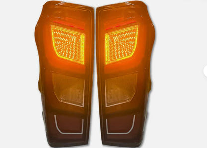 Isuzu D-Max Gen 6 2012-2018 Tail Light LED Set (Gen 7 Look 2024) Smoke