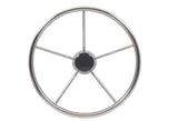 Marine Grade 316 Stainless Steel Steering Wheel for Boats - 330mm Diameter