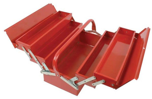 5 Tray Toolbox 410 x 200 x 210mm – Red