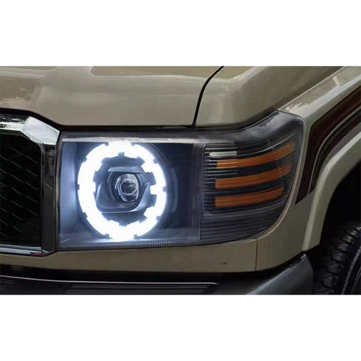 Toyota Land Cruiser LC79 Aussie 2024+ style LED Headlights (2006-2023)