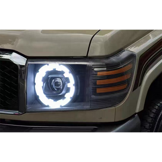 Toyota Land Cruiser LC79 Aussie 2024+ style LED Headlights (2006-2023)