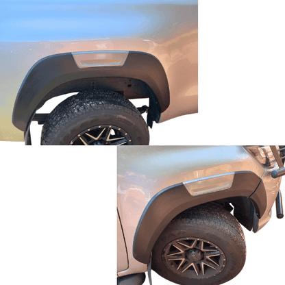 Toyota Hilux 2016+ Wheel Arches Grey Insert Set
