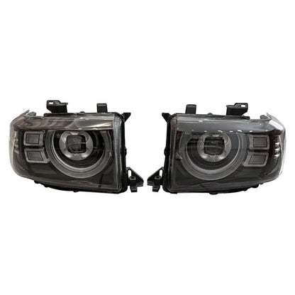 Toyota Land Cruiser 79 & 76 Series LED Headlight Set - Defender Style