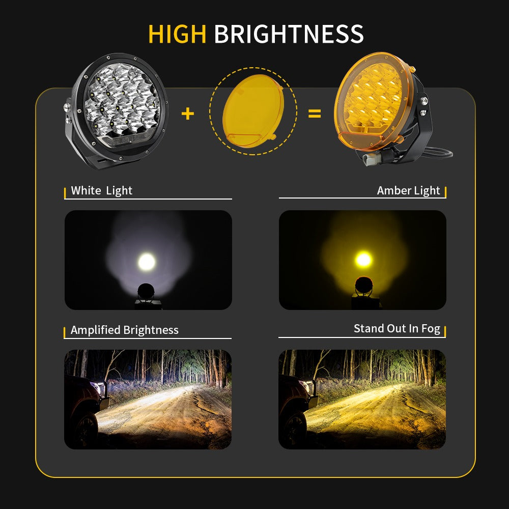 7 Inch LED Spot Lights Spotties WISLO1 “W”